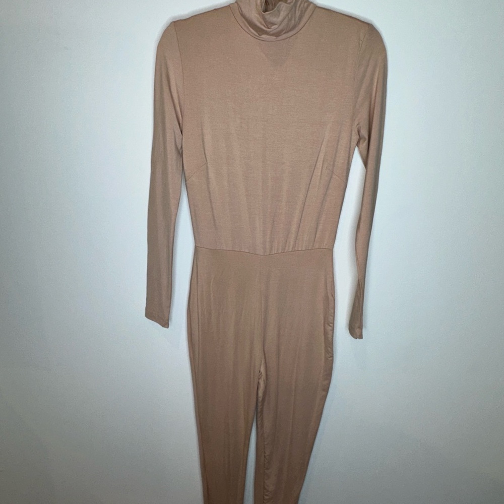JLUXLABEL Chic Nude Jumpsuit - Picture 2 of 16
